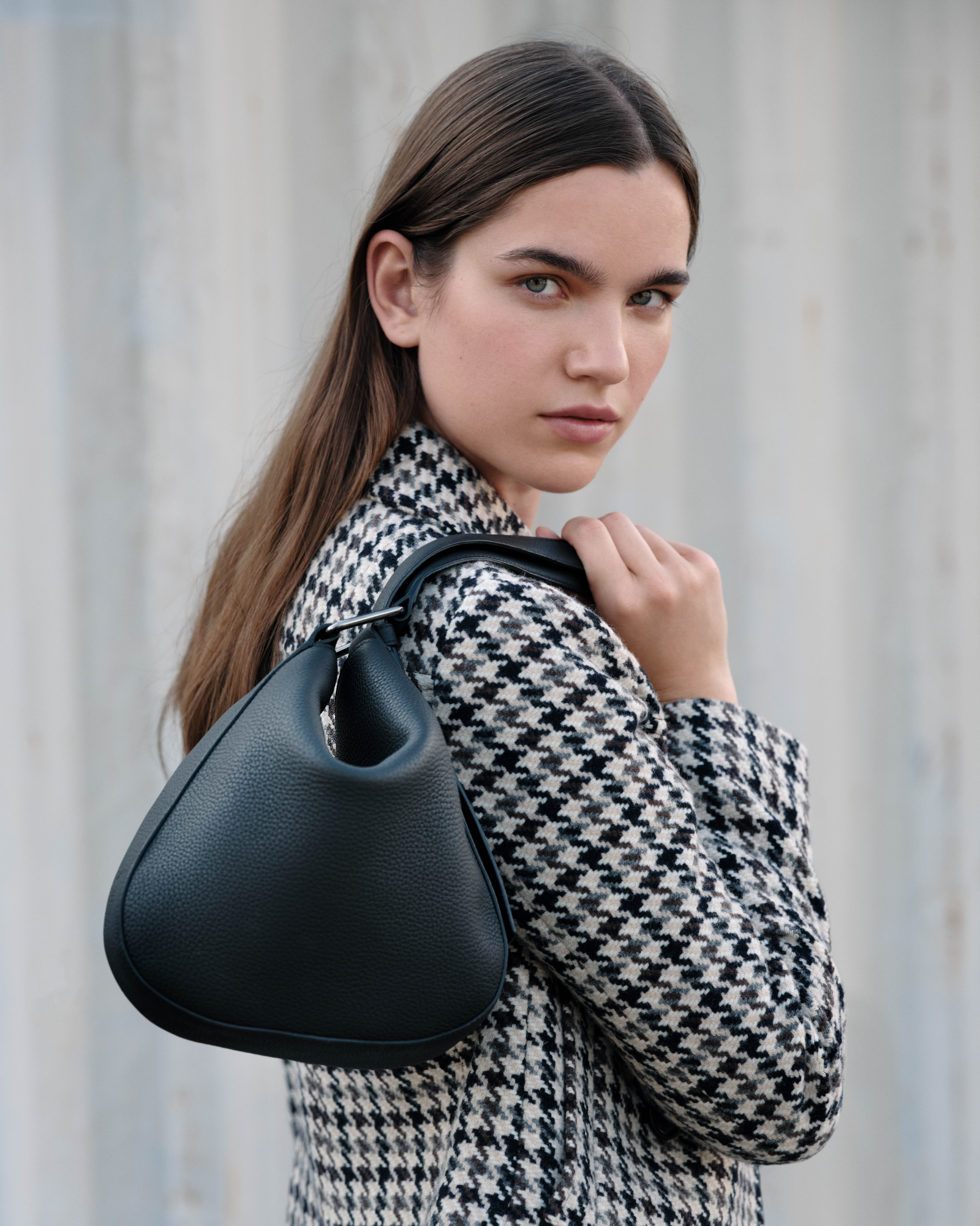 Designer Anna Little Hobo - neutral - black 