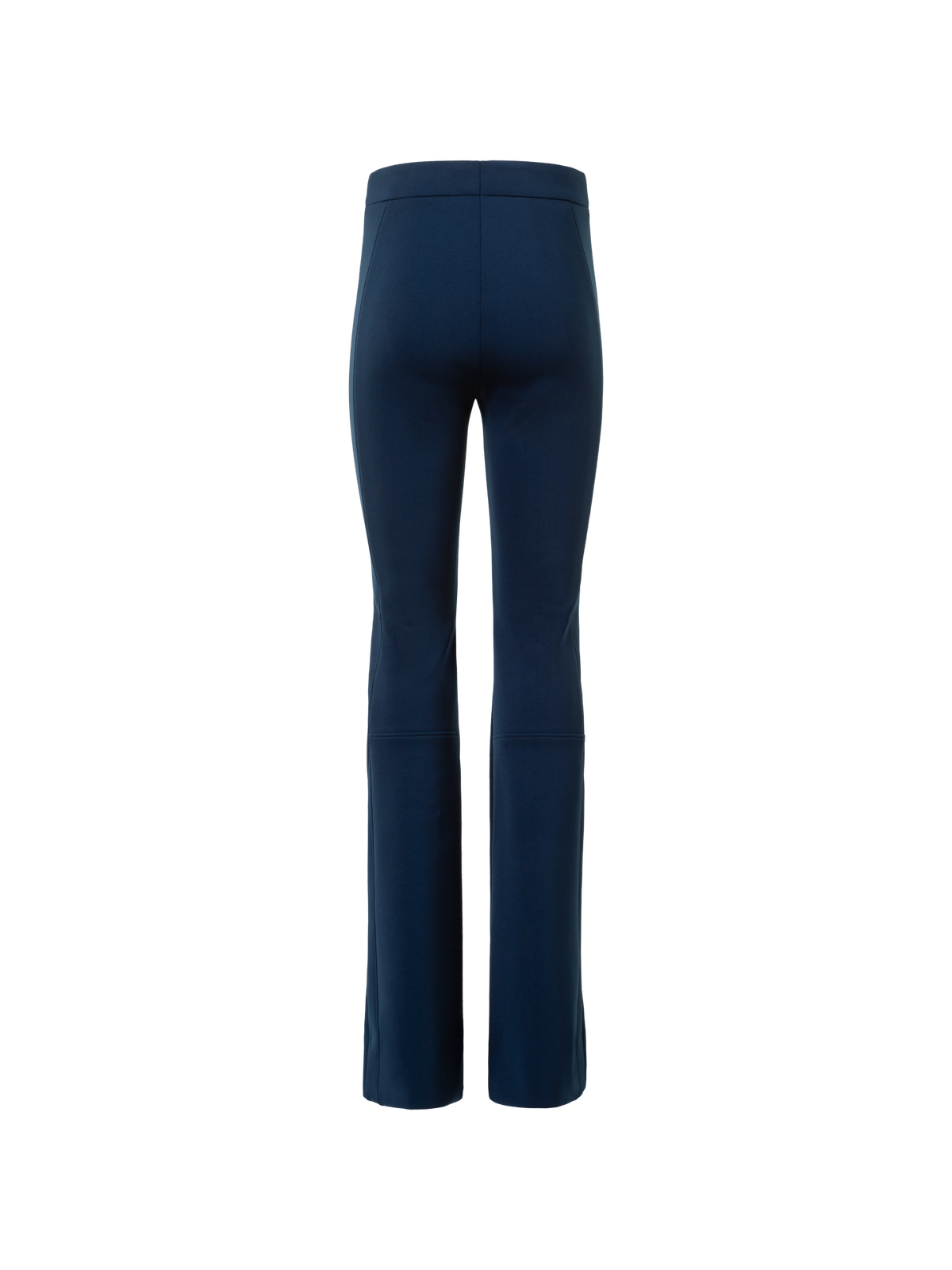Designer Bootcut Techno Neoprene Pants - neutral - navy - blue