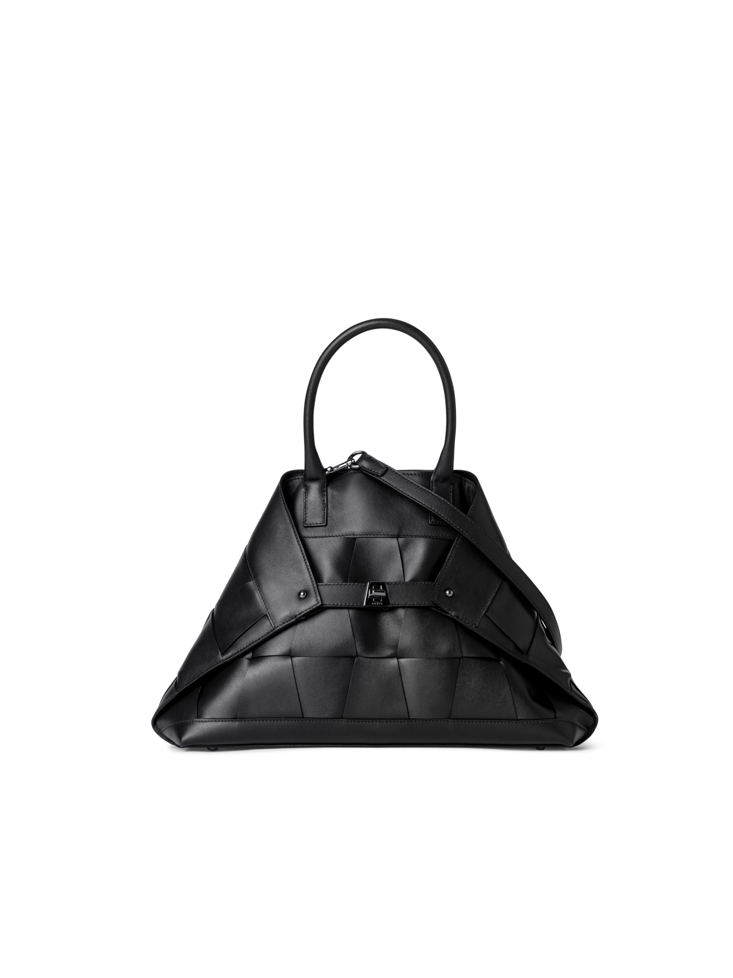 Designer Ai Small Top Handle Tote - black