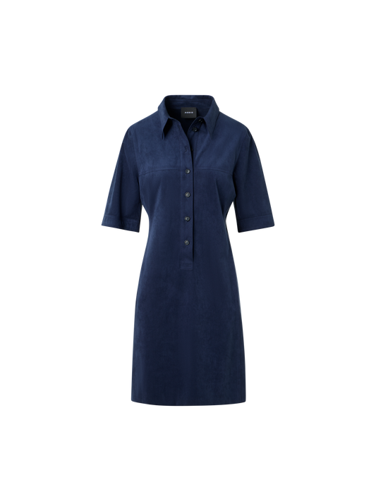 Designer Techno Ultrasuede Polo Dress