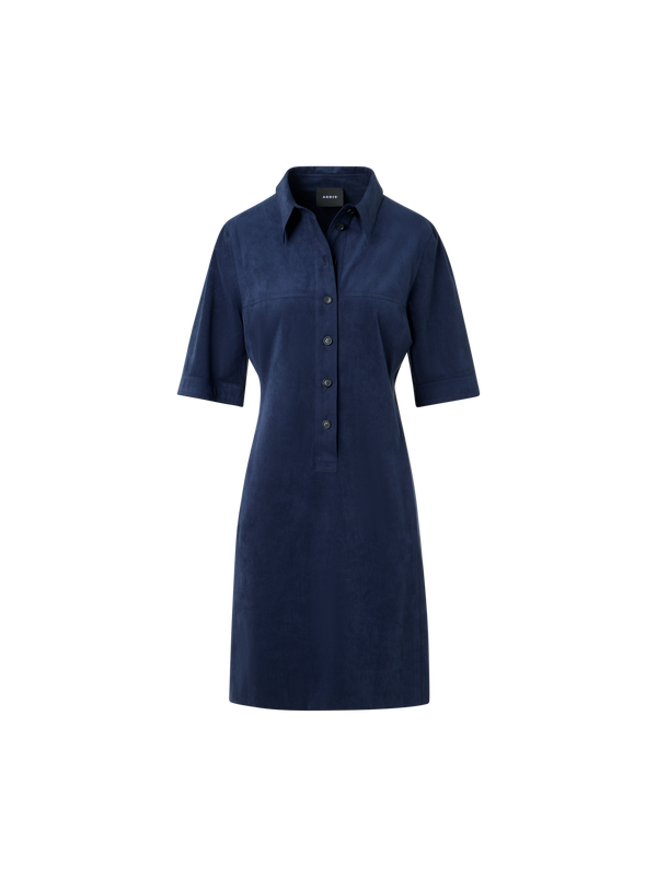 Designer Techno Ultrasuede Polo Dress