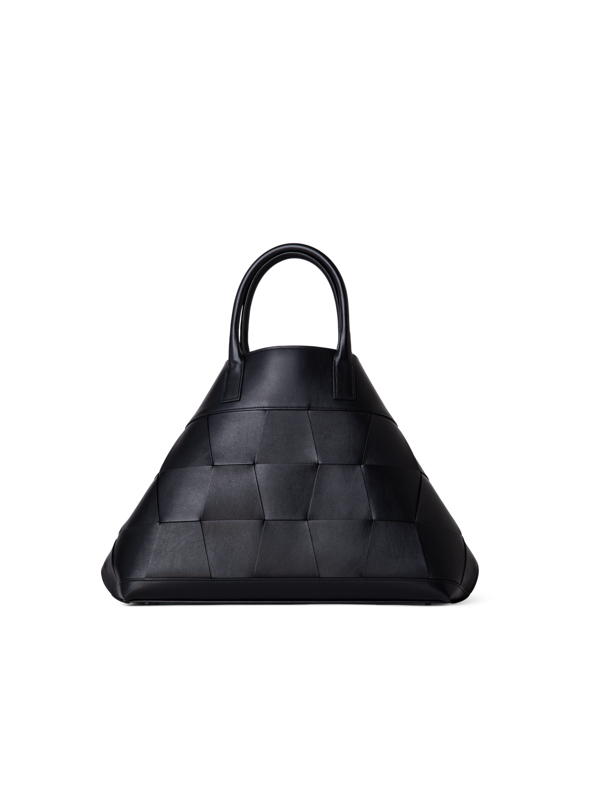 Designer Ai Medium Top Handle Tote - neutral - black