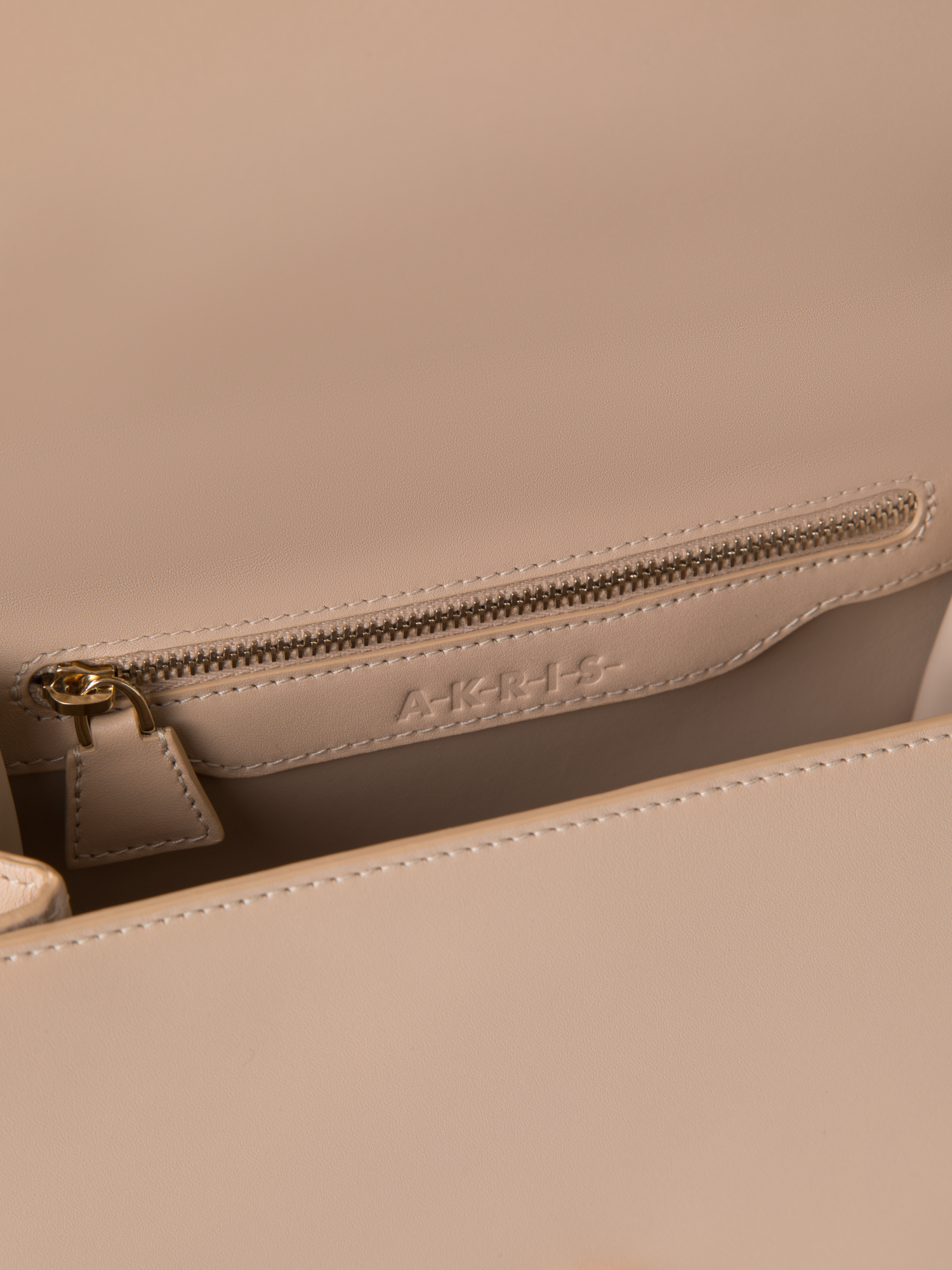 Designer Alice Small Top Handle Bag - beige