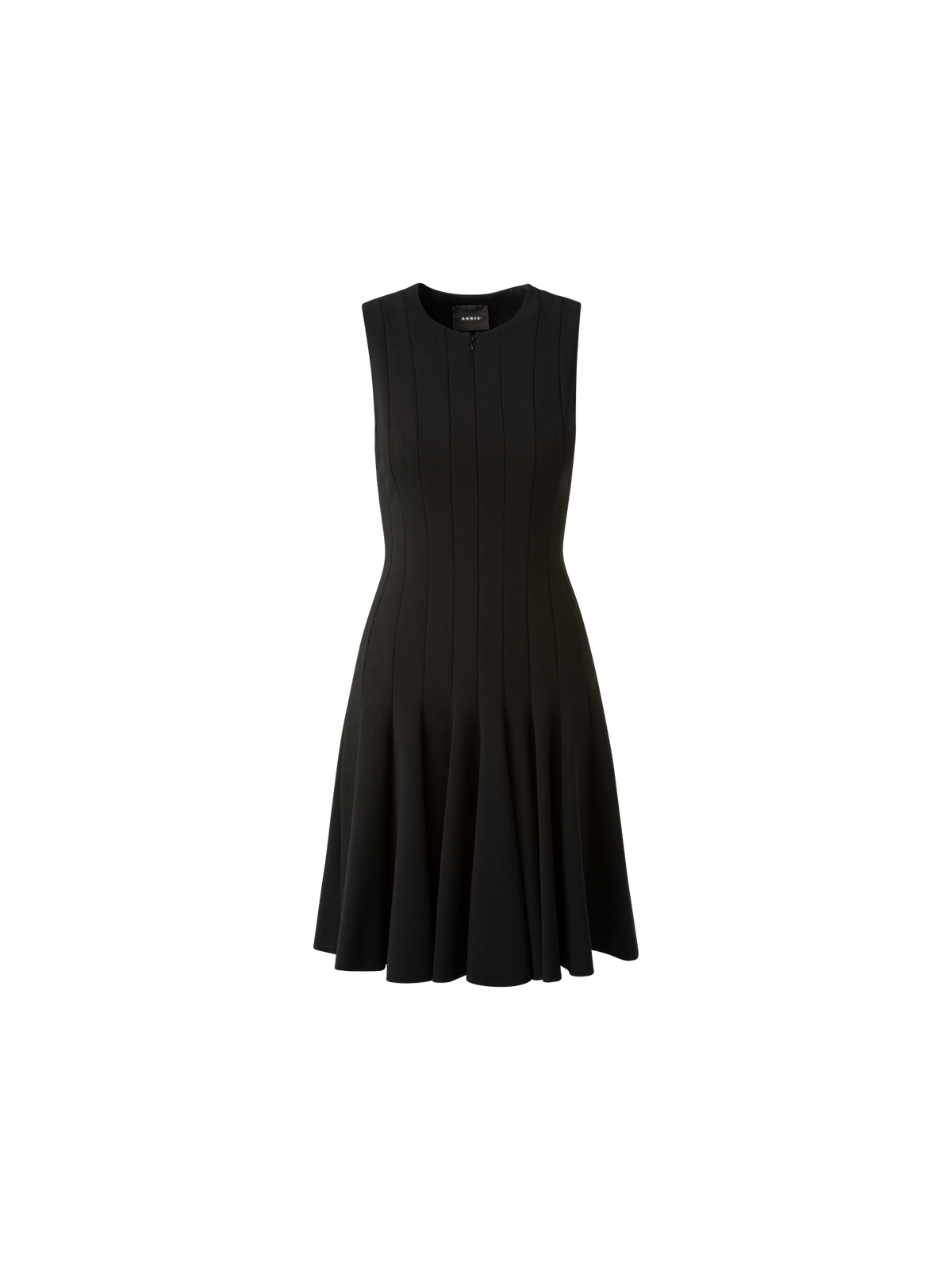 Wool Double-Face Dress with Skaters Pleats Akris EU Wool Double-Face Dress with Skaters Pleats Akris EU