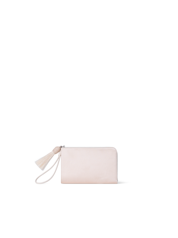 Designer Alexa Tassle Pouch - pastel - pink