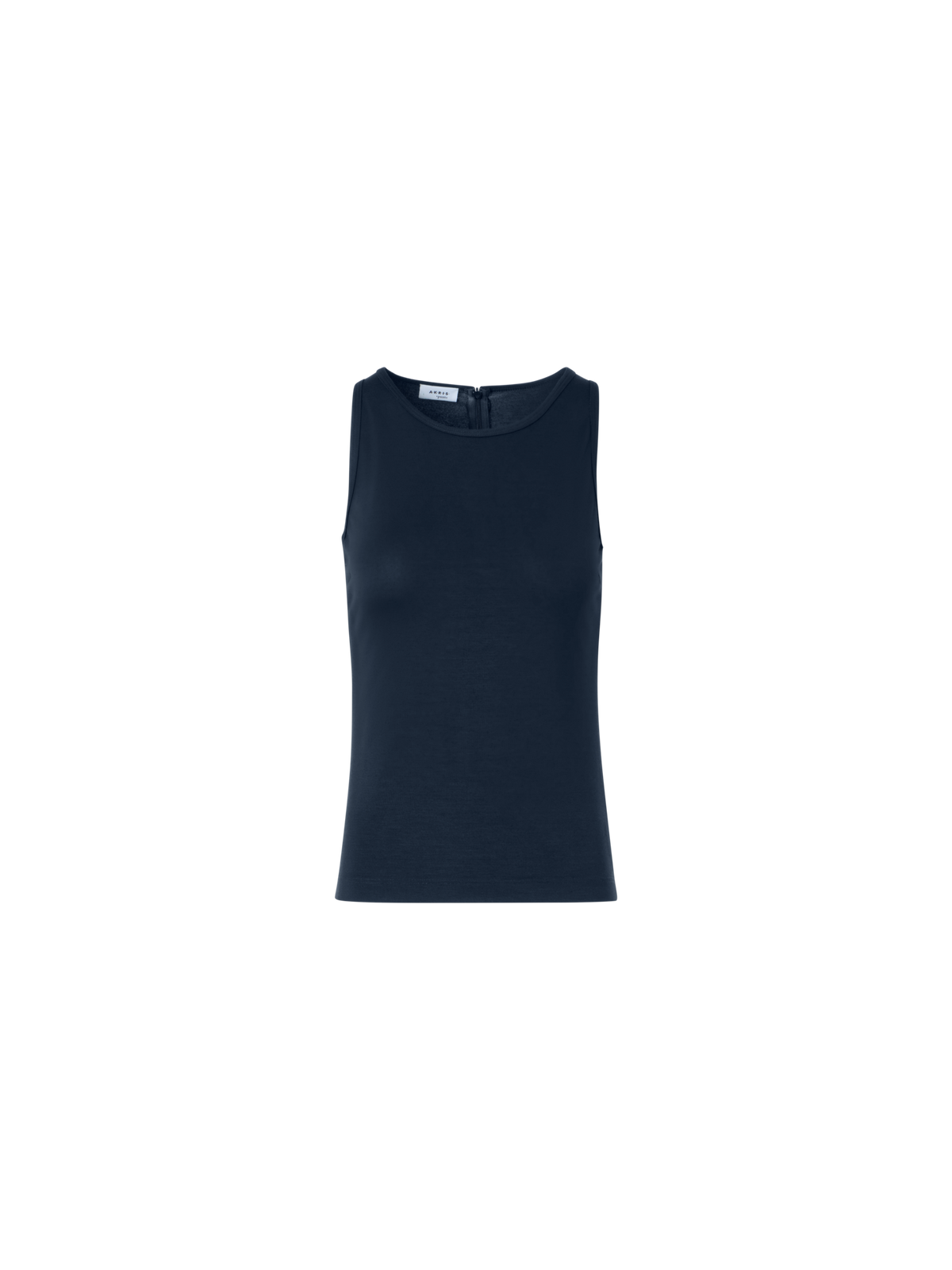 Designer Fitted Speedo Top in Stretch Modal Jersey - navy - blue