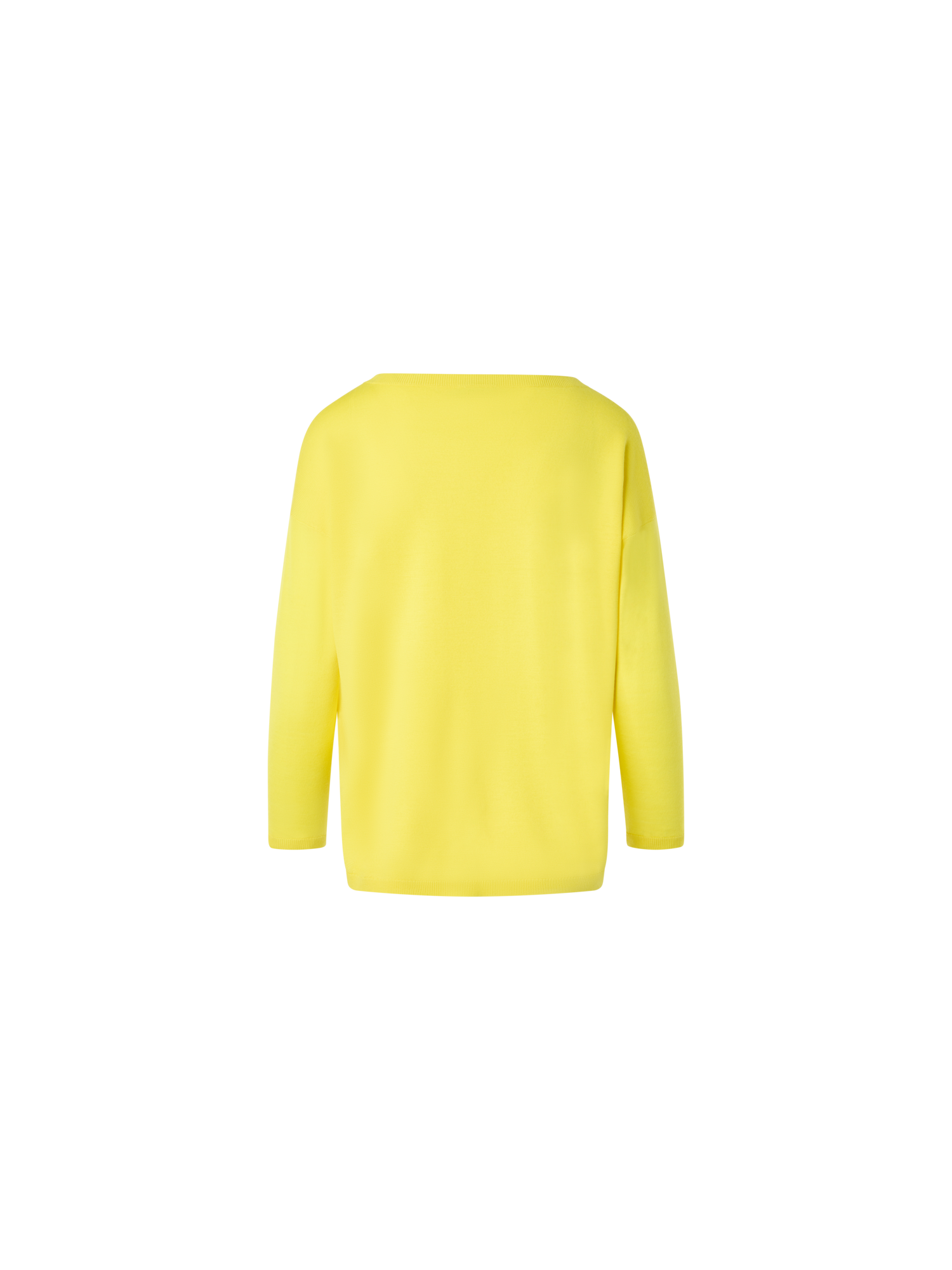 Designer Fine Merino Wool Signature Knit Sweater - yellow