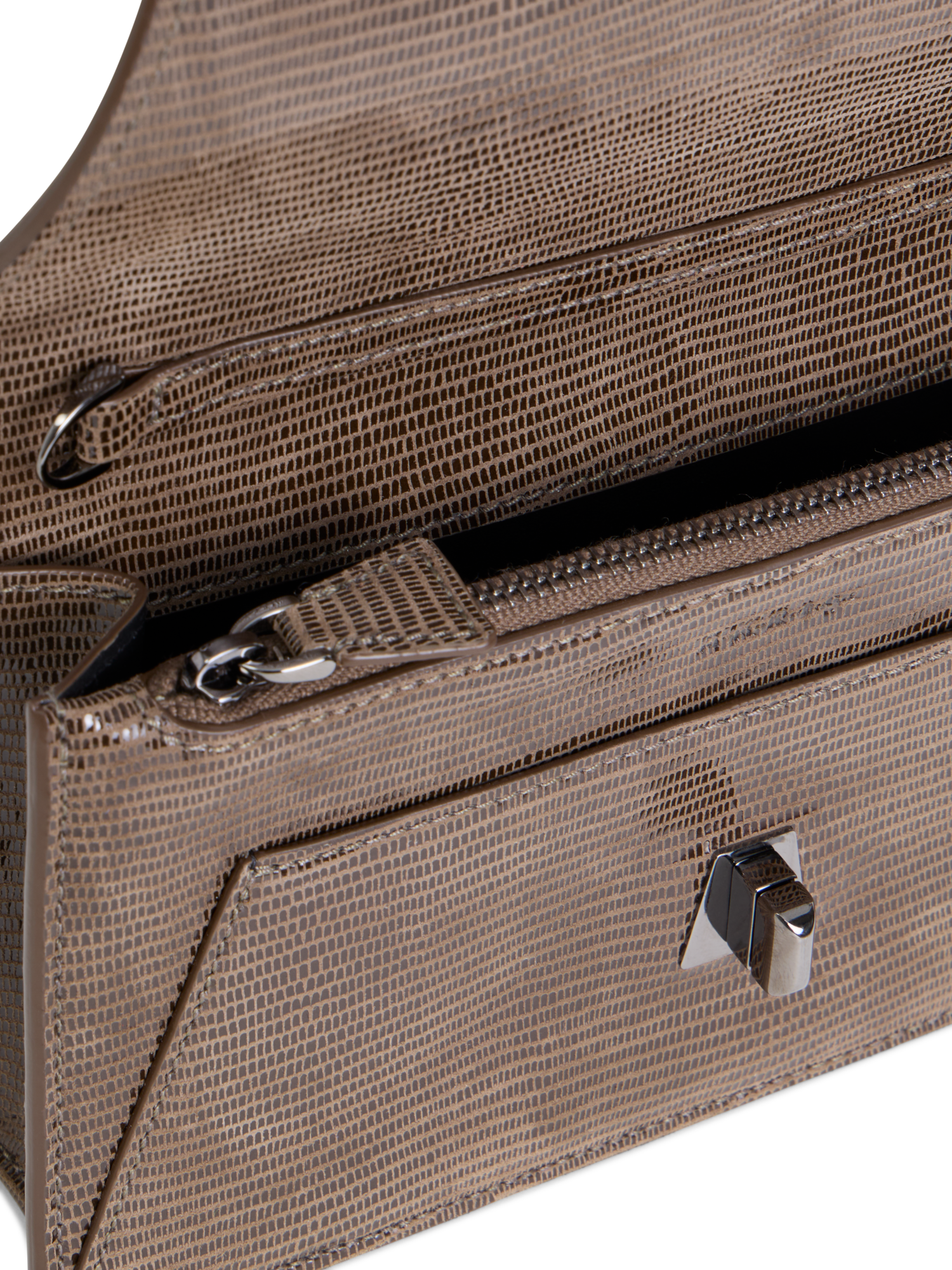 Designer Anouk Envelope Bag - brown