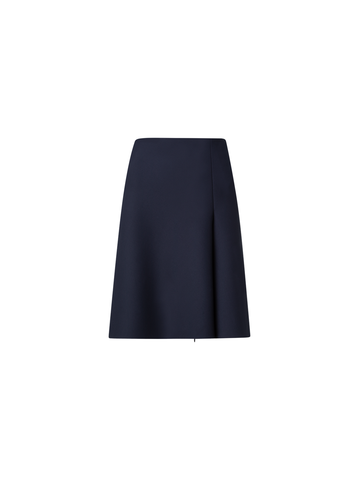 Designer Techno Neoprene Skirt - black