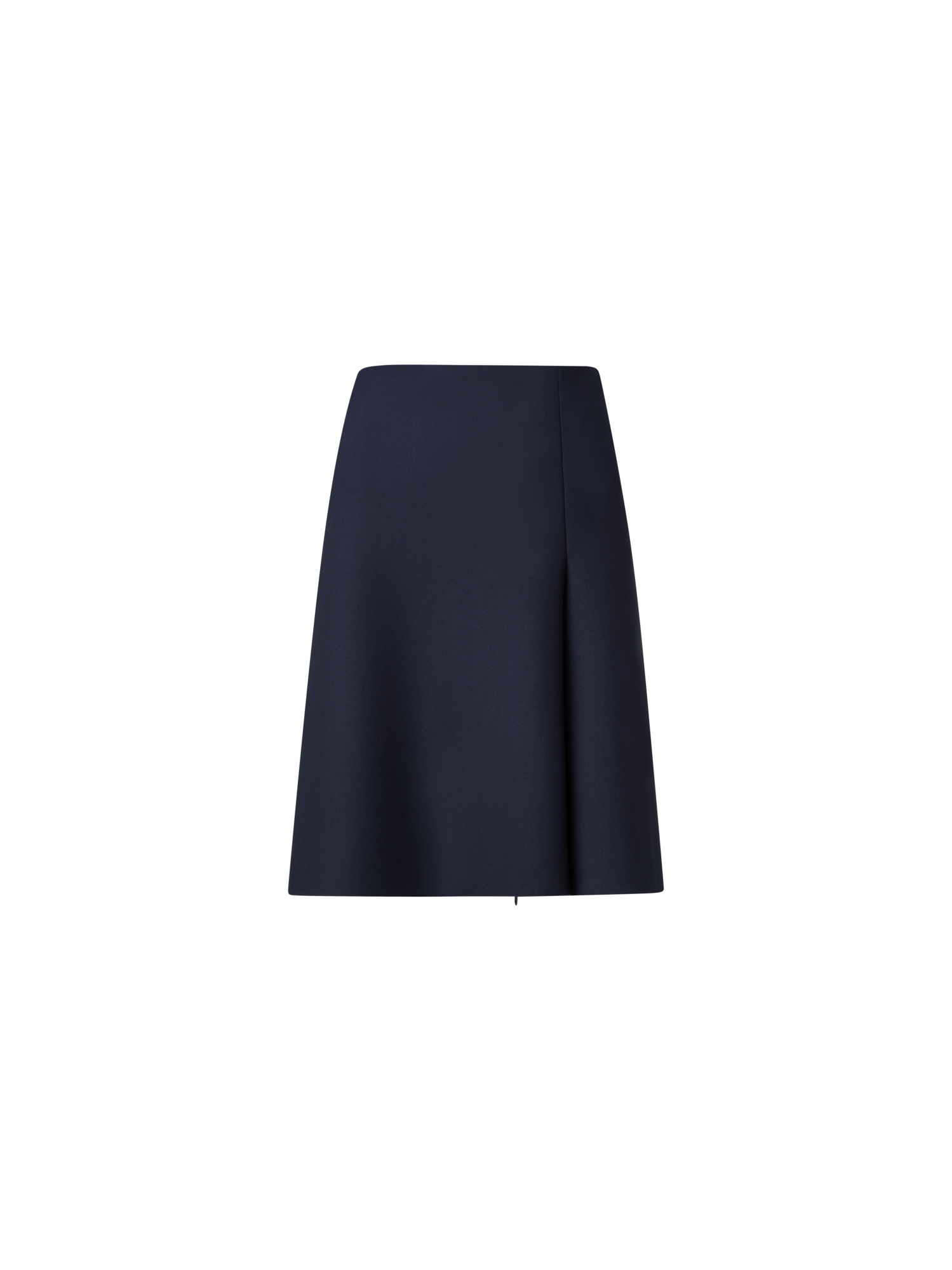 Designer Techno Neoprene Skirt - black