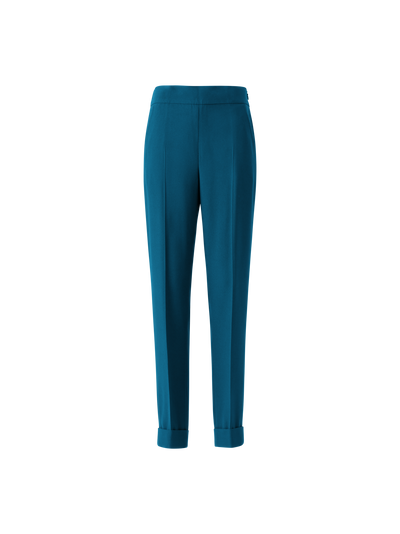 Designer Chris Tapered Pants with Elastic Waist - green