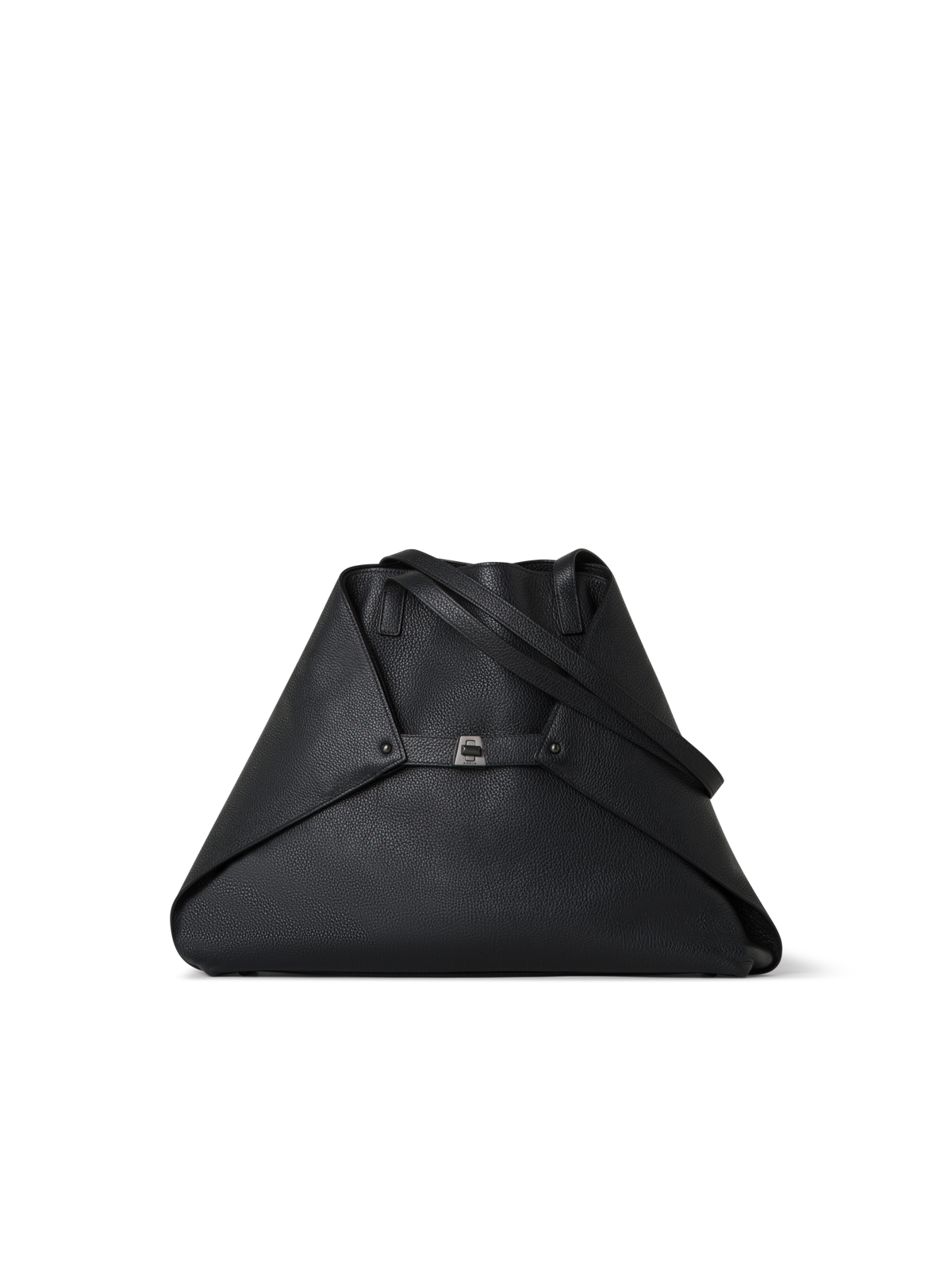 Designer Ai Medium Shoulder Tote - neutral - black