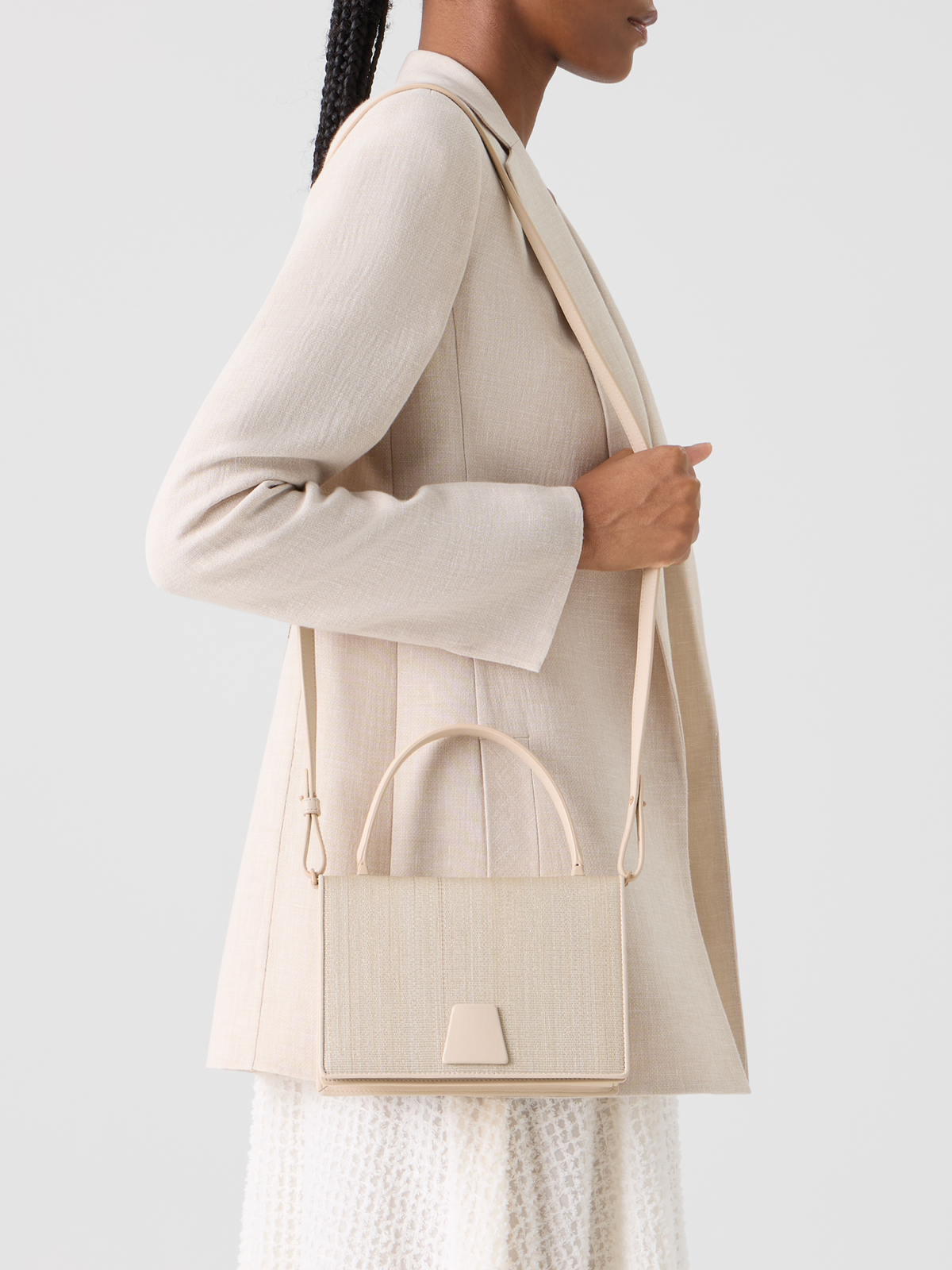 Designer Alice Small Top Handle Bag - beige #editorial
