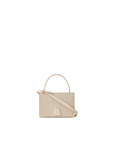 Designer Alice Small Top Handle Bag - beige