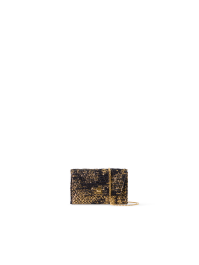Designer Anouk Envelope Clutch - multicolor - gold
