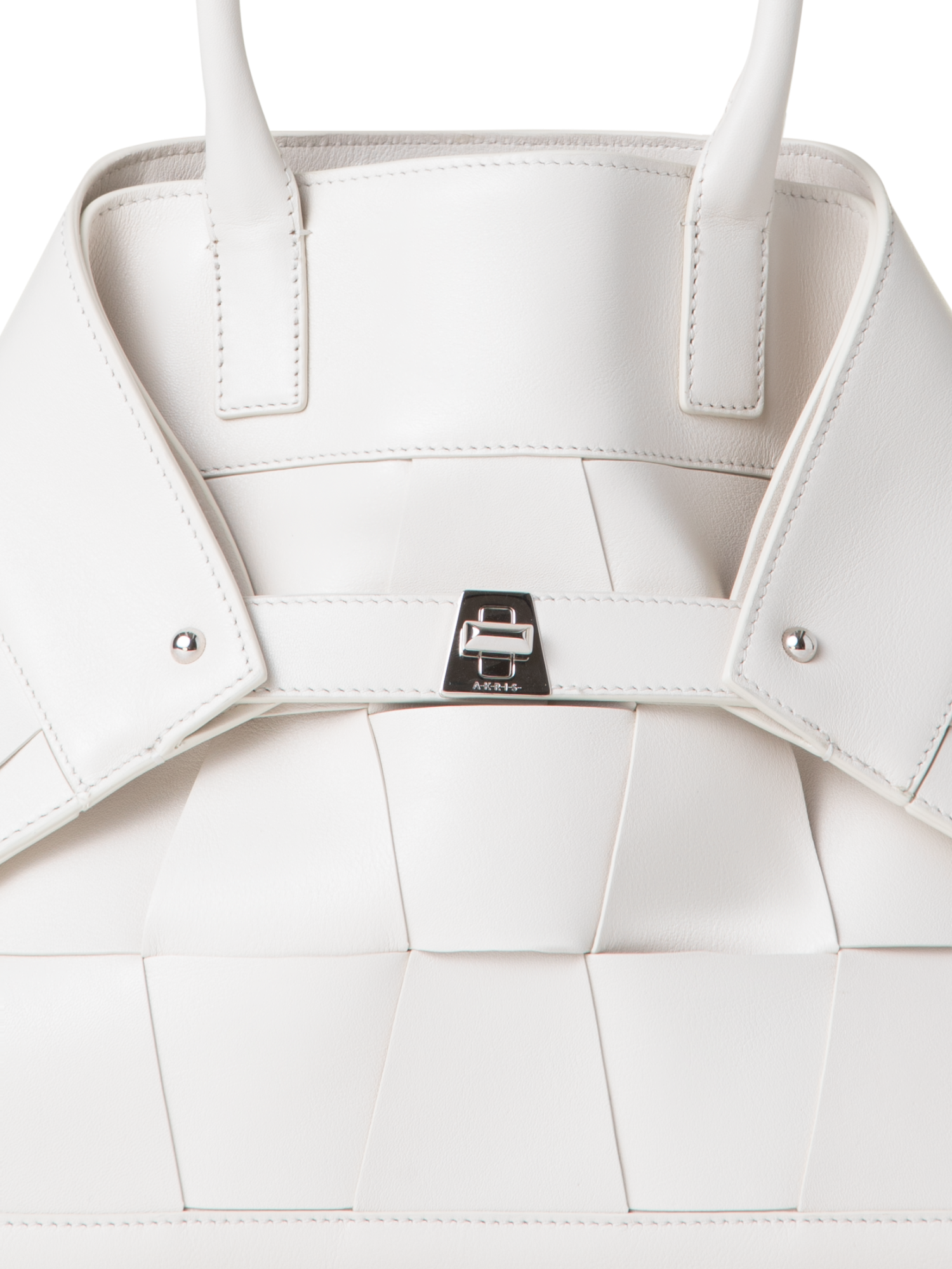 Designer Ai Small Top Handle Tote - ecru - white - neutral