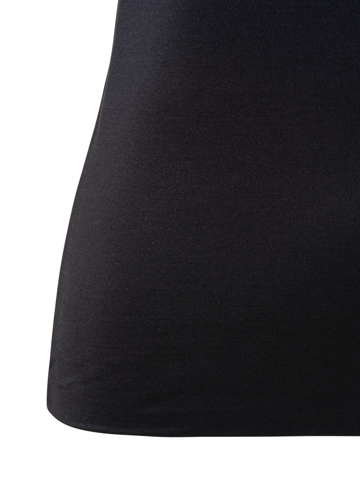 Designer 3/4 Length Sleeve Shirt from Silk Jersey - black