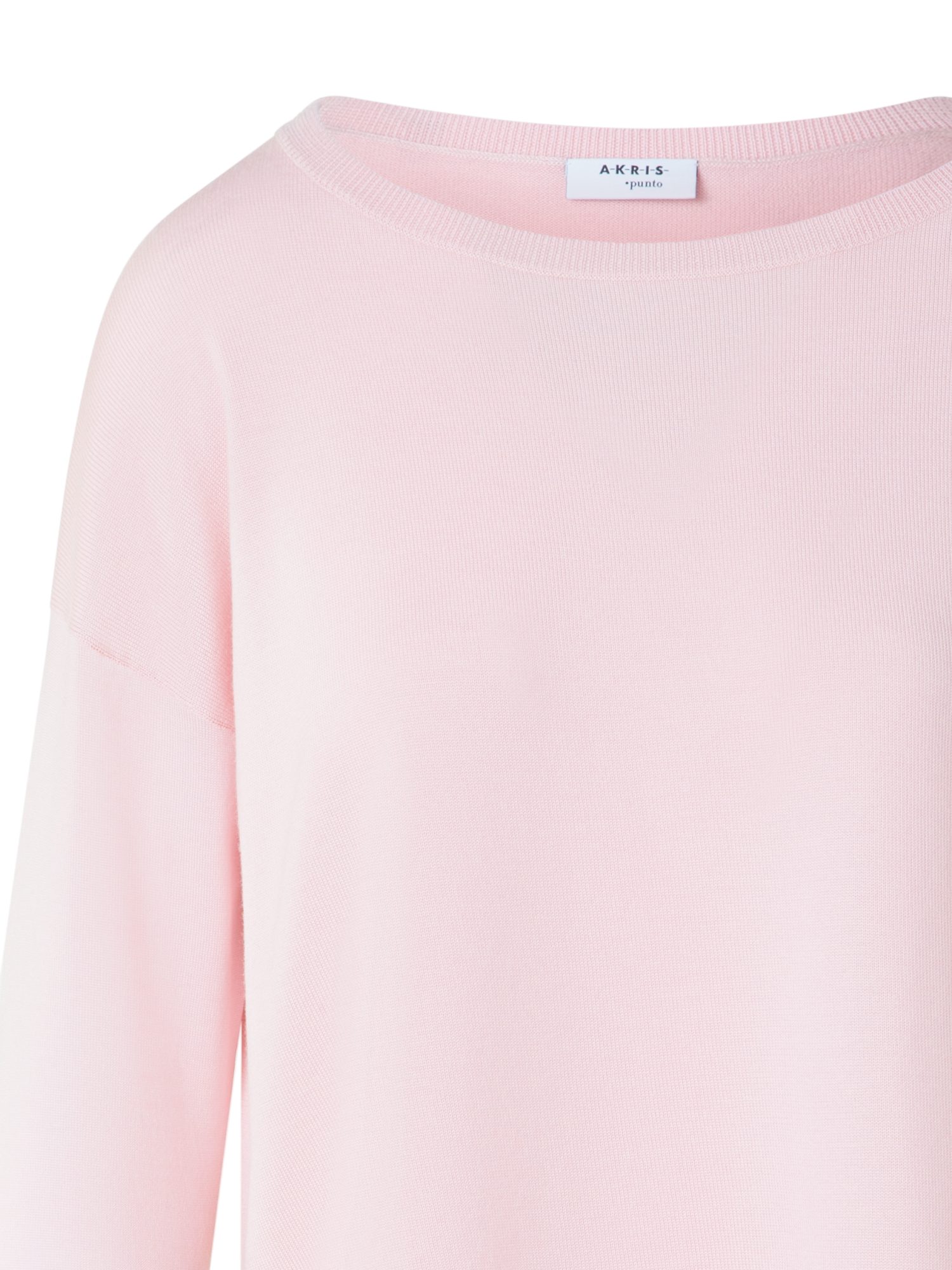 Designer Merino Wool Signature Knit Sweater - pink