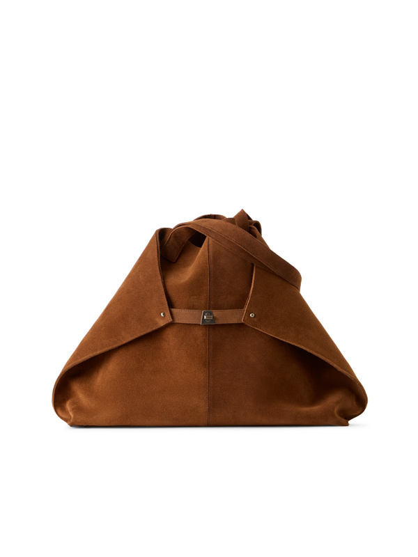 Designer Ai XL Shoulder Tote - brown