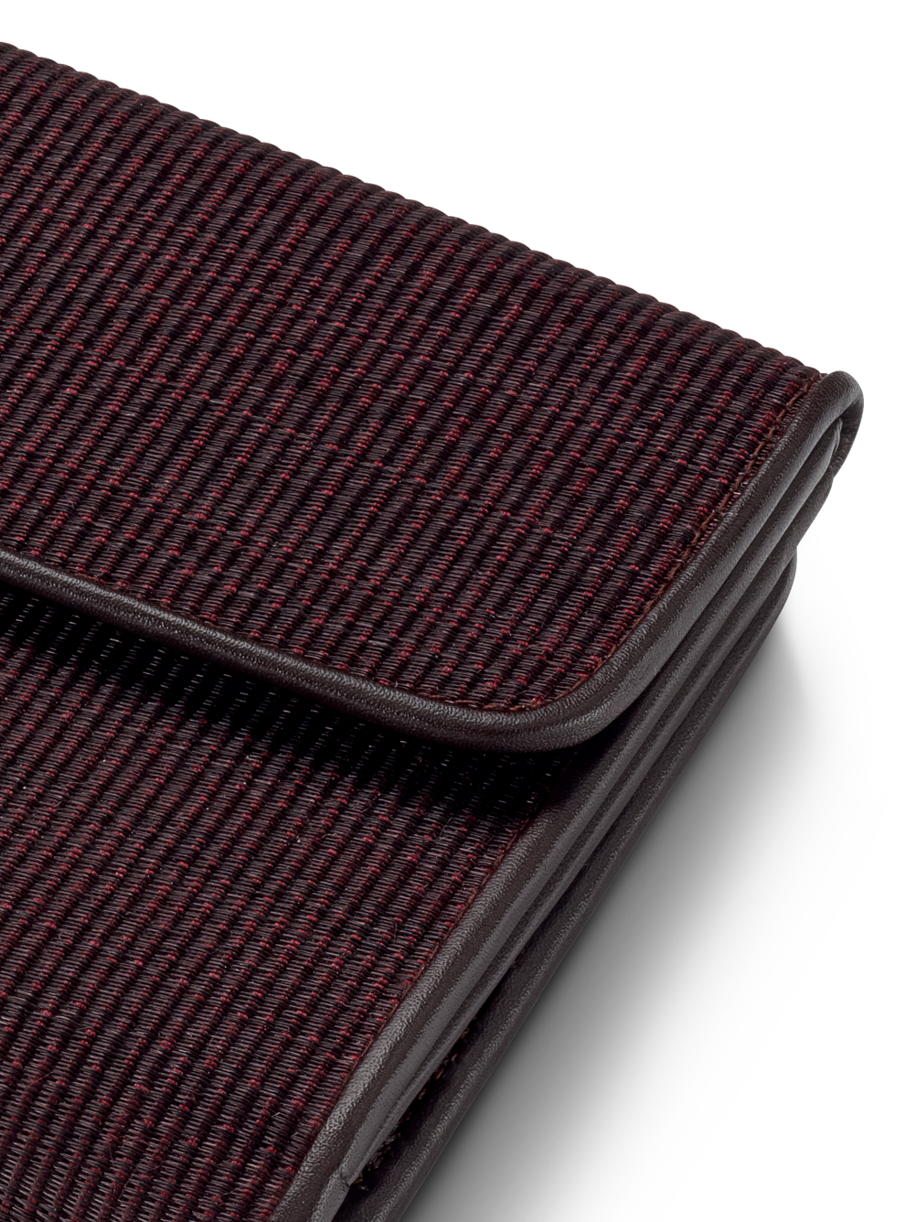 Designer Small Flap Over Wallet in Horsehair, 10.3 x 9.5 x2.3 cm