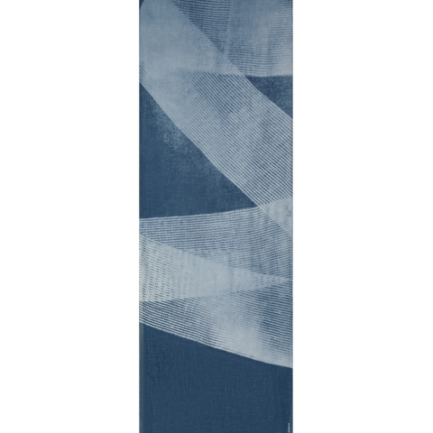 Cashmere Scarf in Zigzag Print