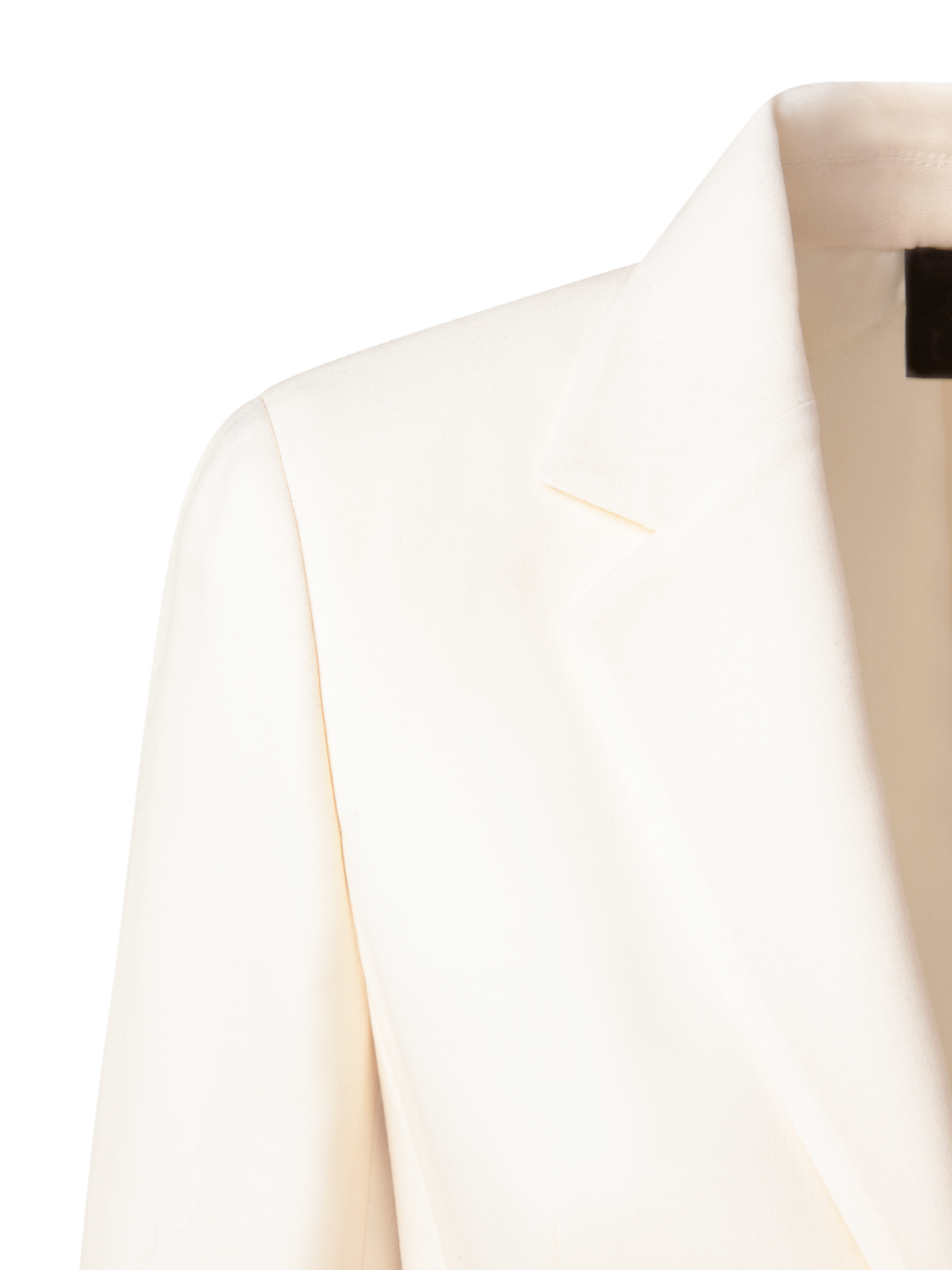 Designer Wool Double-Face Jacket - ecru - white