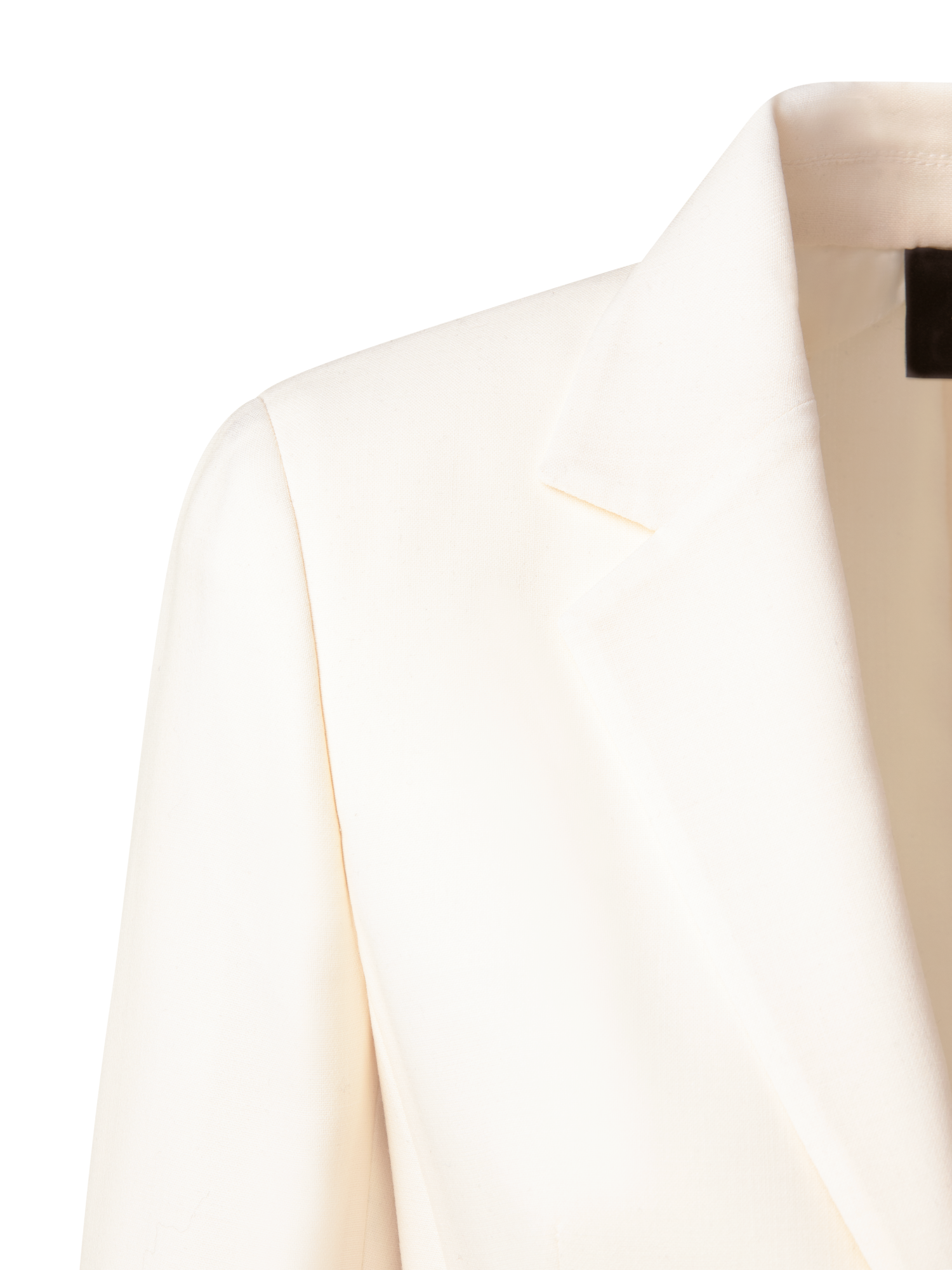 Designer Wool Double-Face Jacket - ecru - white