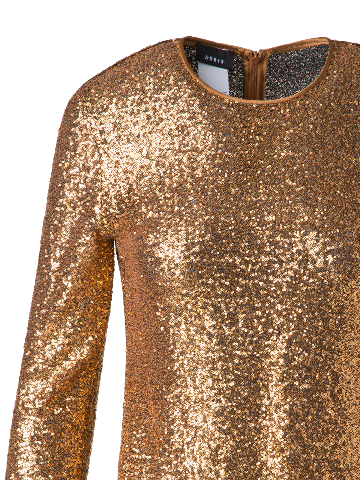 Designer Sequins on Jersey Top - gold