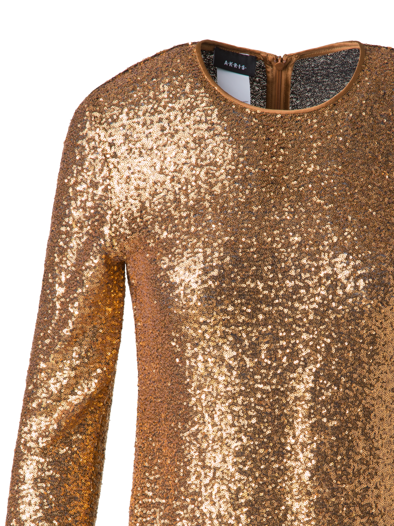 Designer Sequins on Jersey Top - gold