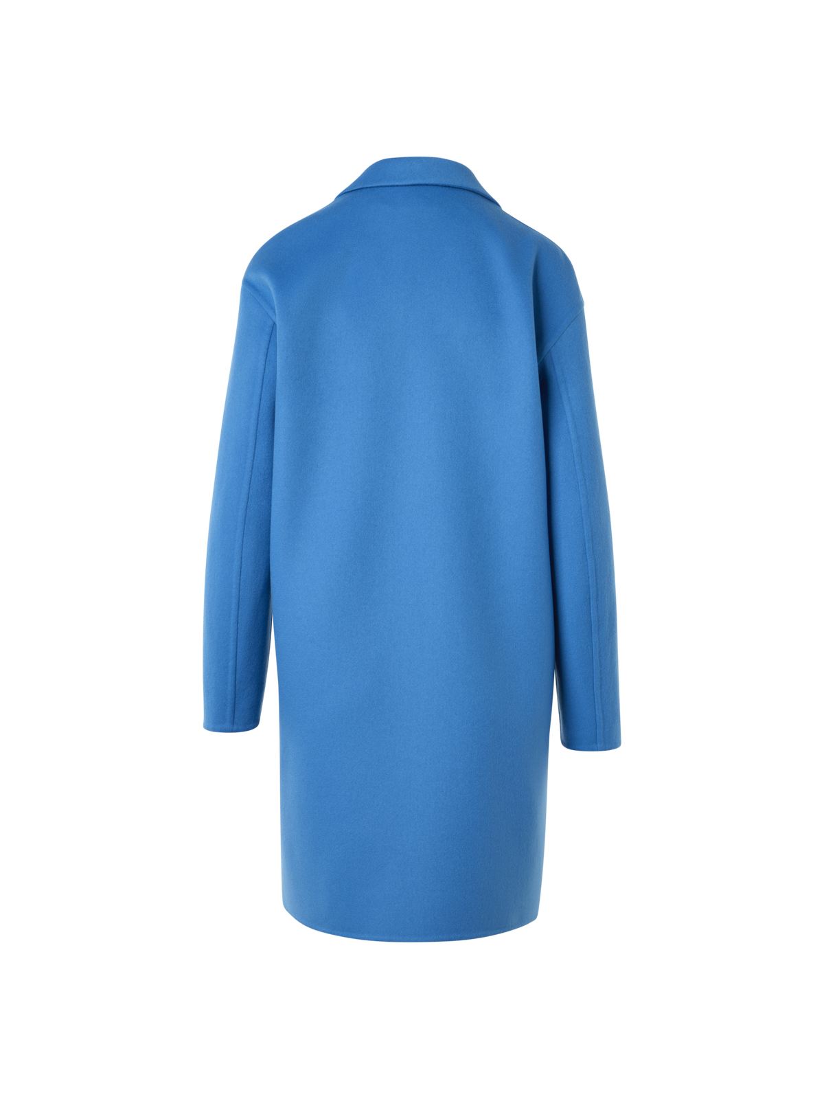 Designer Cashmere Double-Face Coat - blue