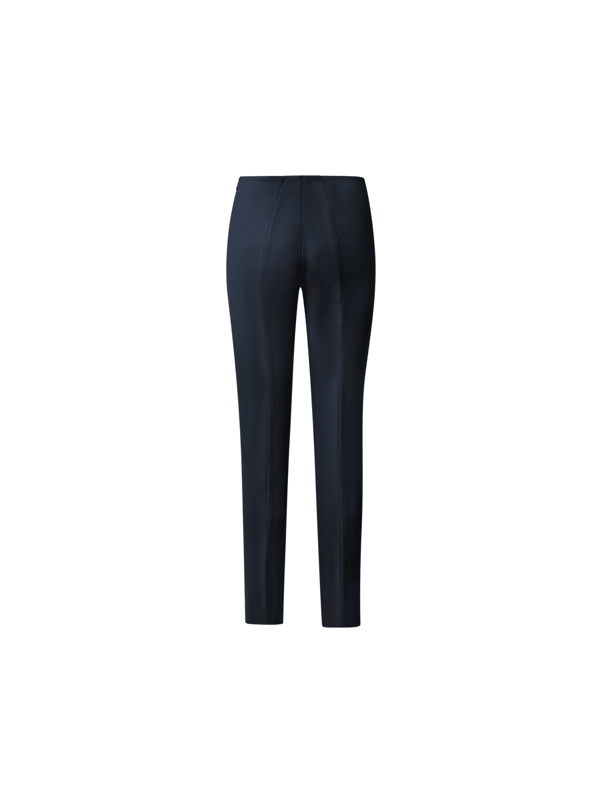 Designer Slim Cotton Techno Stretch Pants - navy - blue