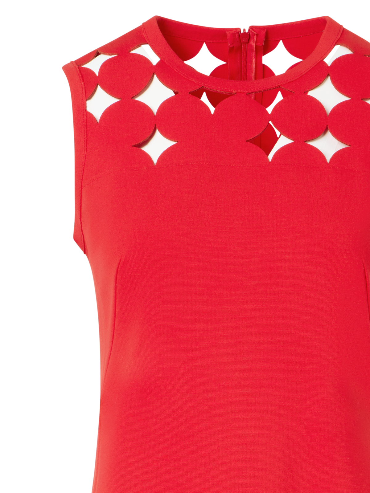 Designer Dropping Dot Cut-Out Jersey Dress