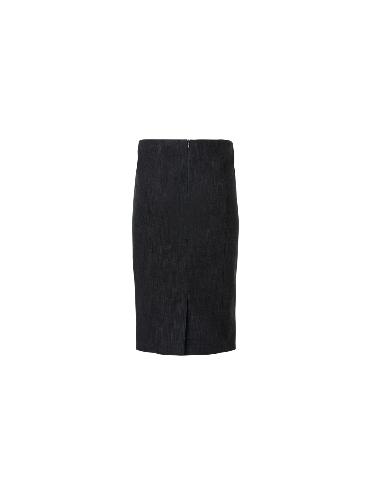 Designer Denim Pencil Skirt - black