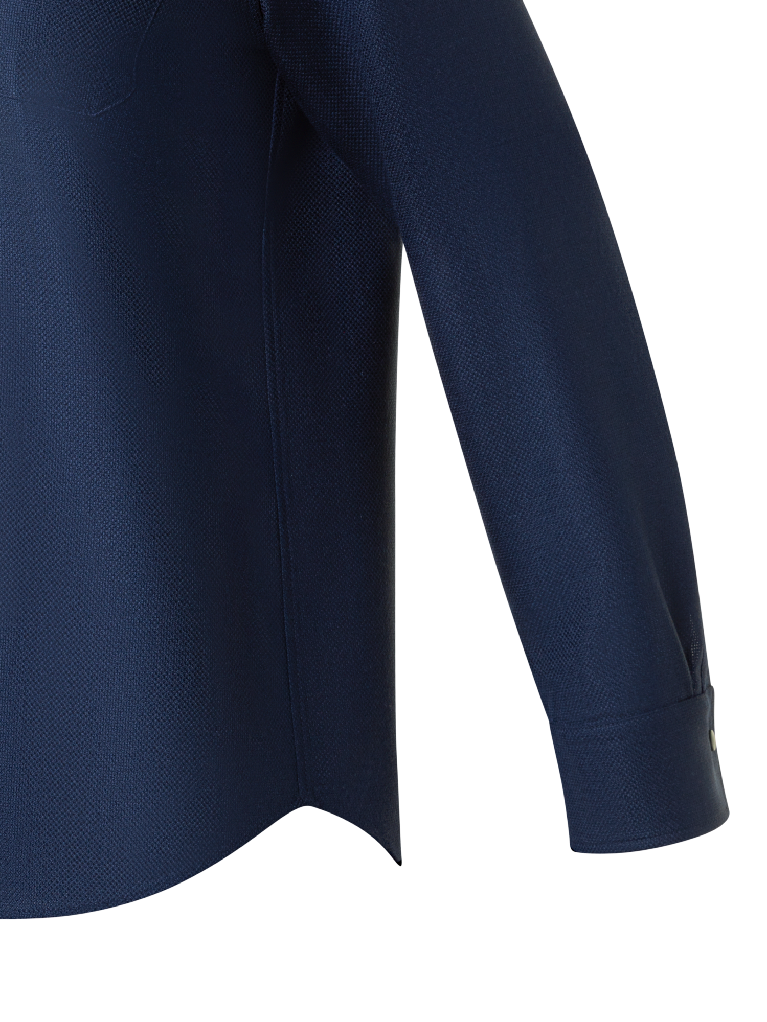 Designer Shirt Blouse in Panama Cashmere - neutral - navy - blue