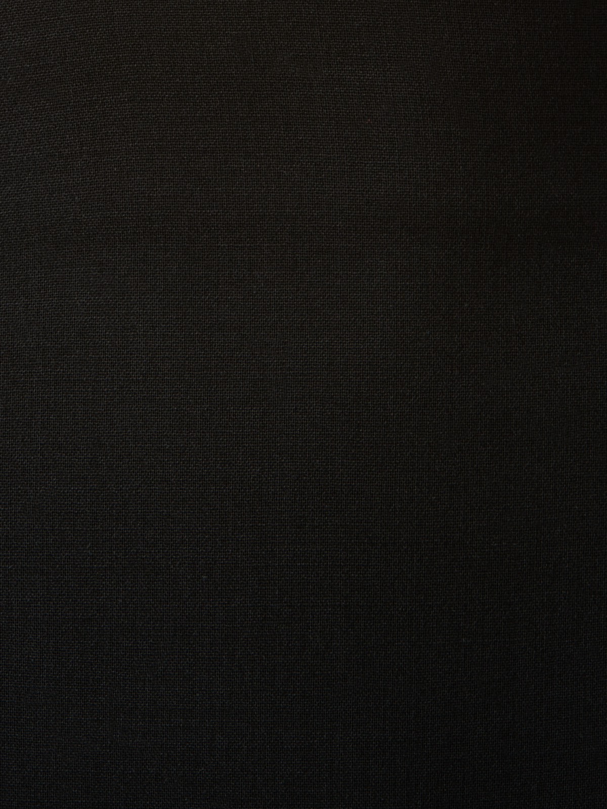 Designer Wool Double-Face Pencil Skirt with Slits - black