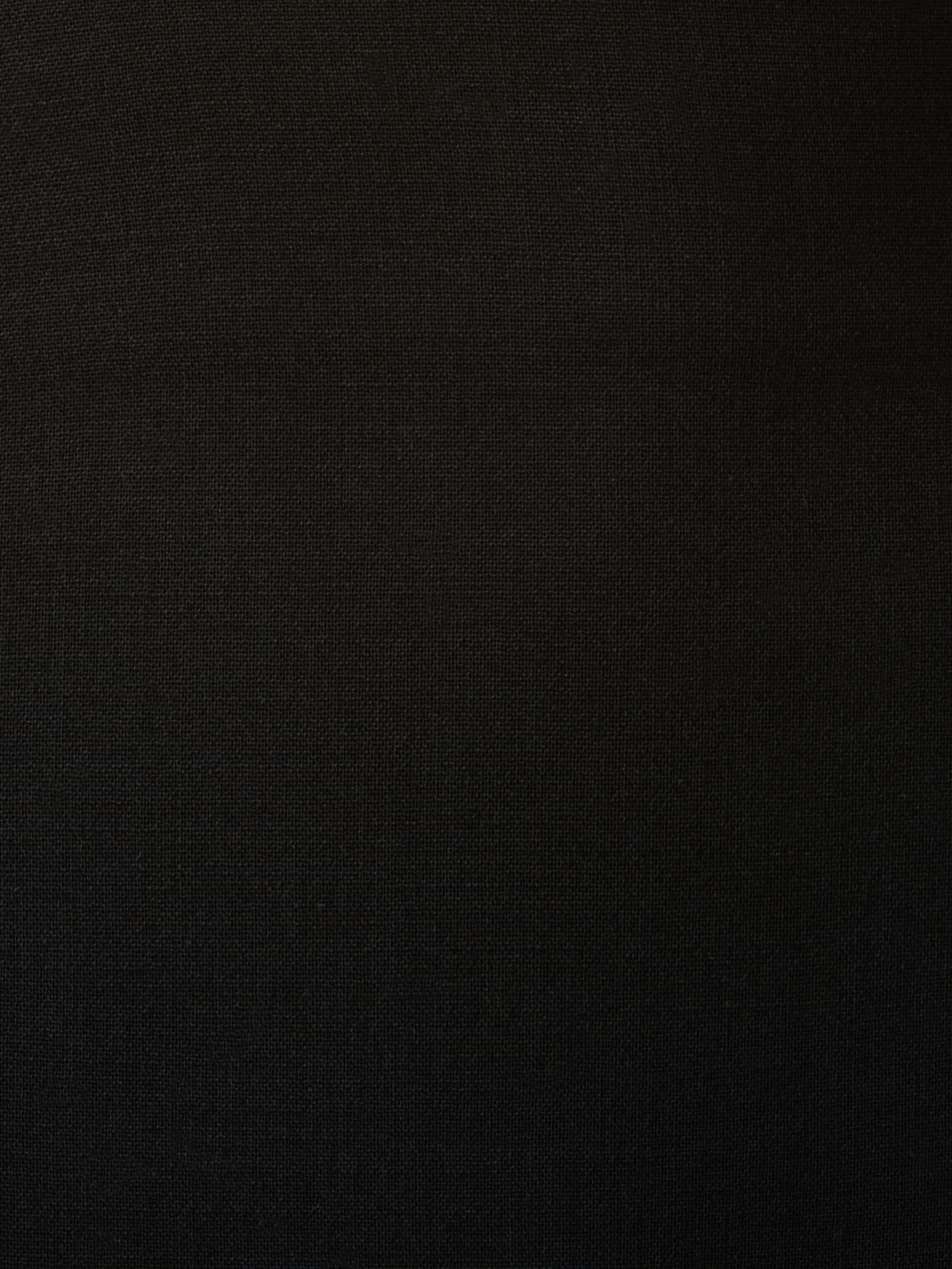 Designer Wool Double-Face Pencil Skirt with Slits - black