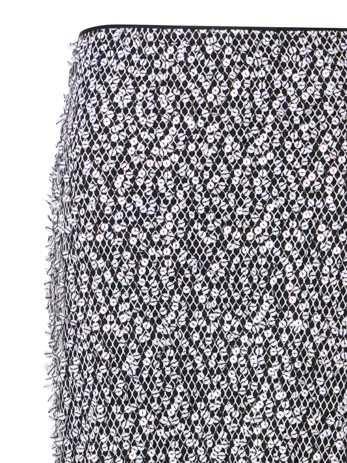 Designer Sequin Midi Tube Skirt - multicolor