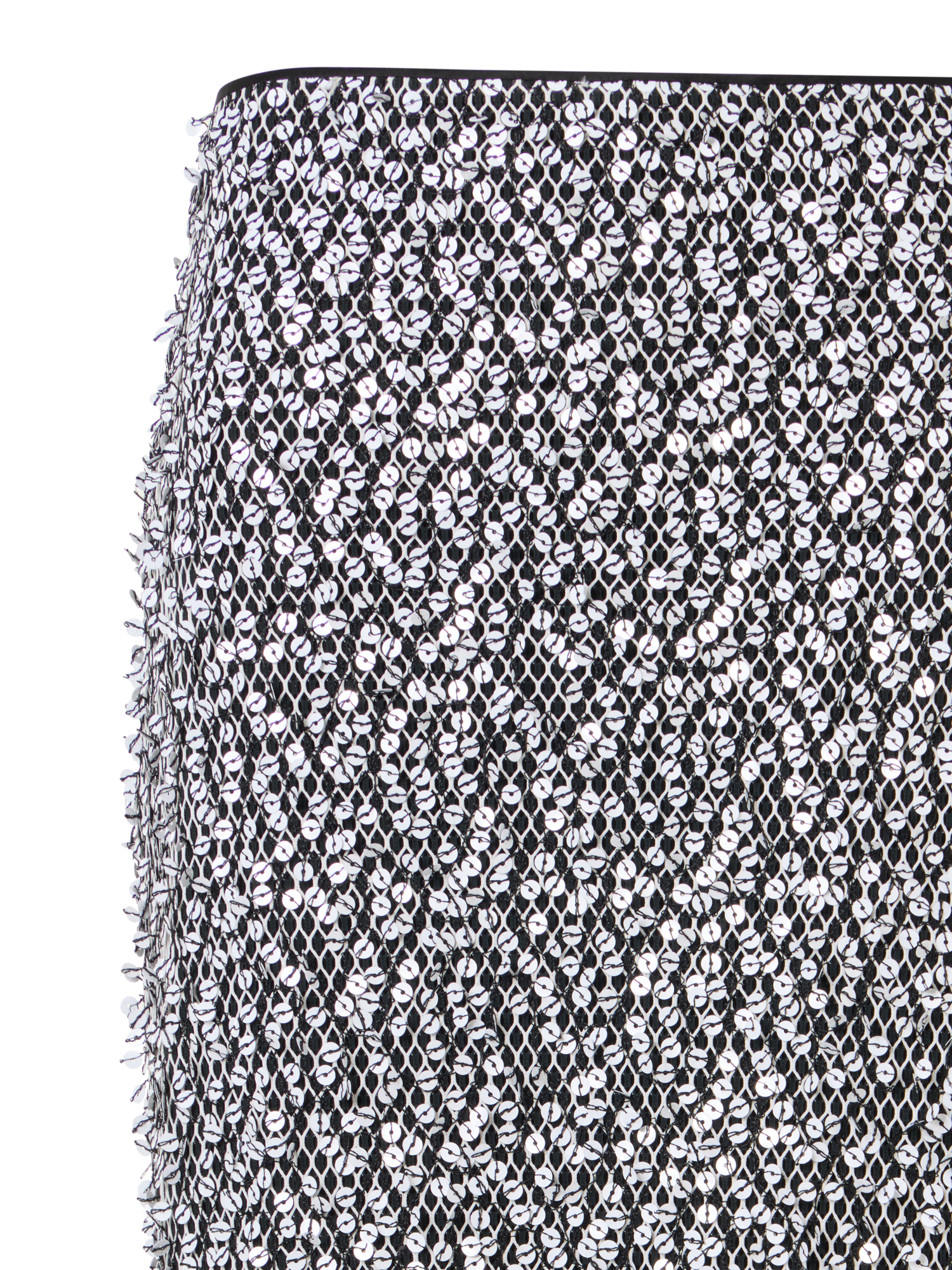 Designer Sequin Midi Tube Skirt - multicolor