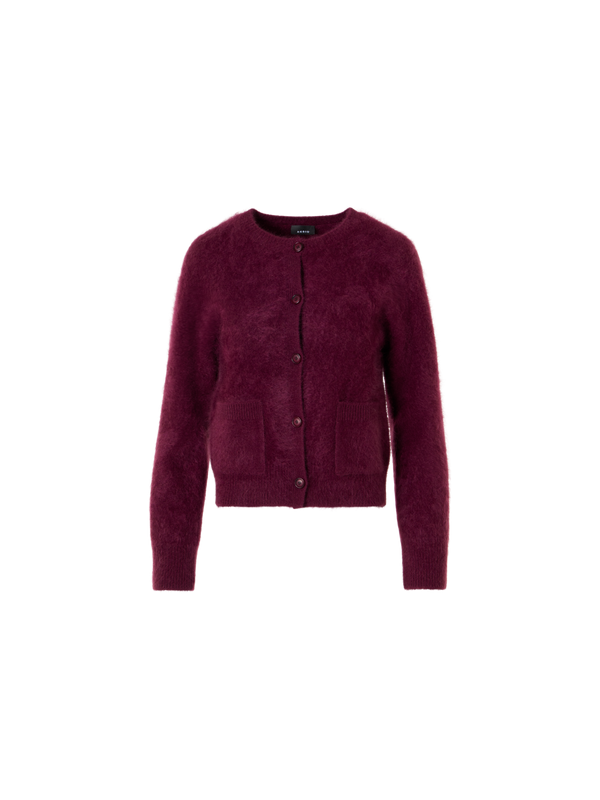 Designer Cloud Cashmere Cardigan - red