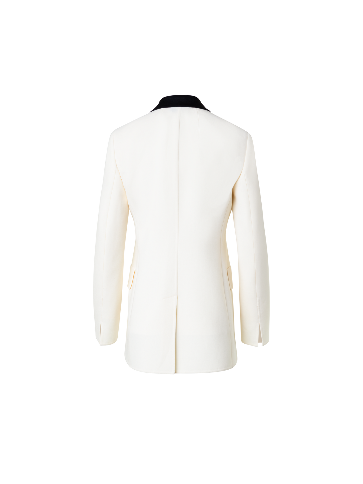 Designer Tuxedo Jacket in Double-Face - multicolor - ecru - white