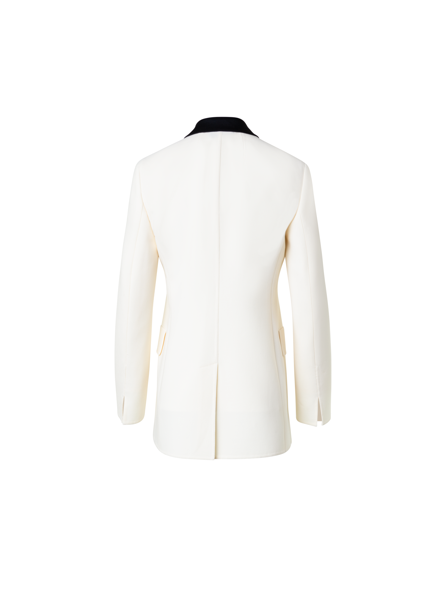 Designer Tuxedo Jacket in Double-Face - multicolor - ecru - white