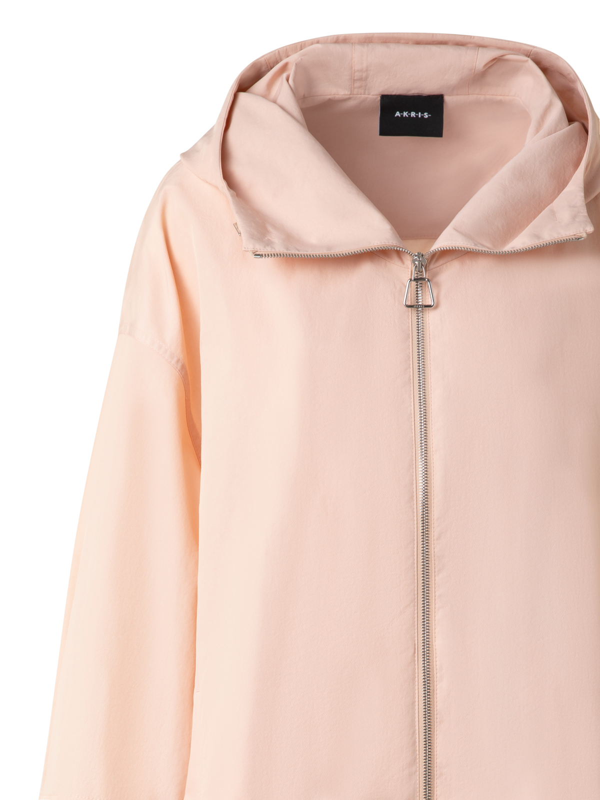 Designer Light Oversized Parka with Hood - pastel - pink
