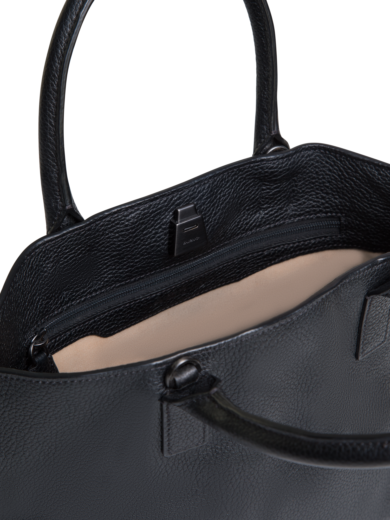 Designer Ai Little Top Handle Tote - neutral - black