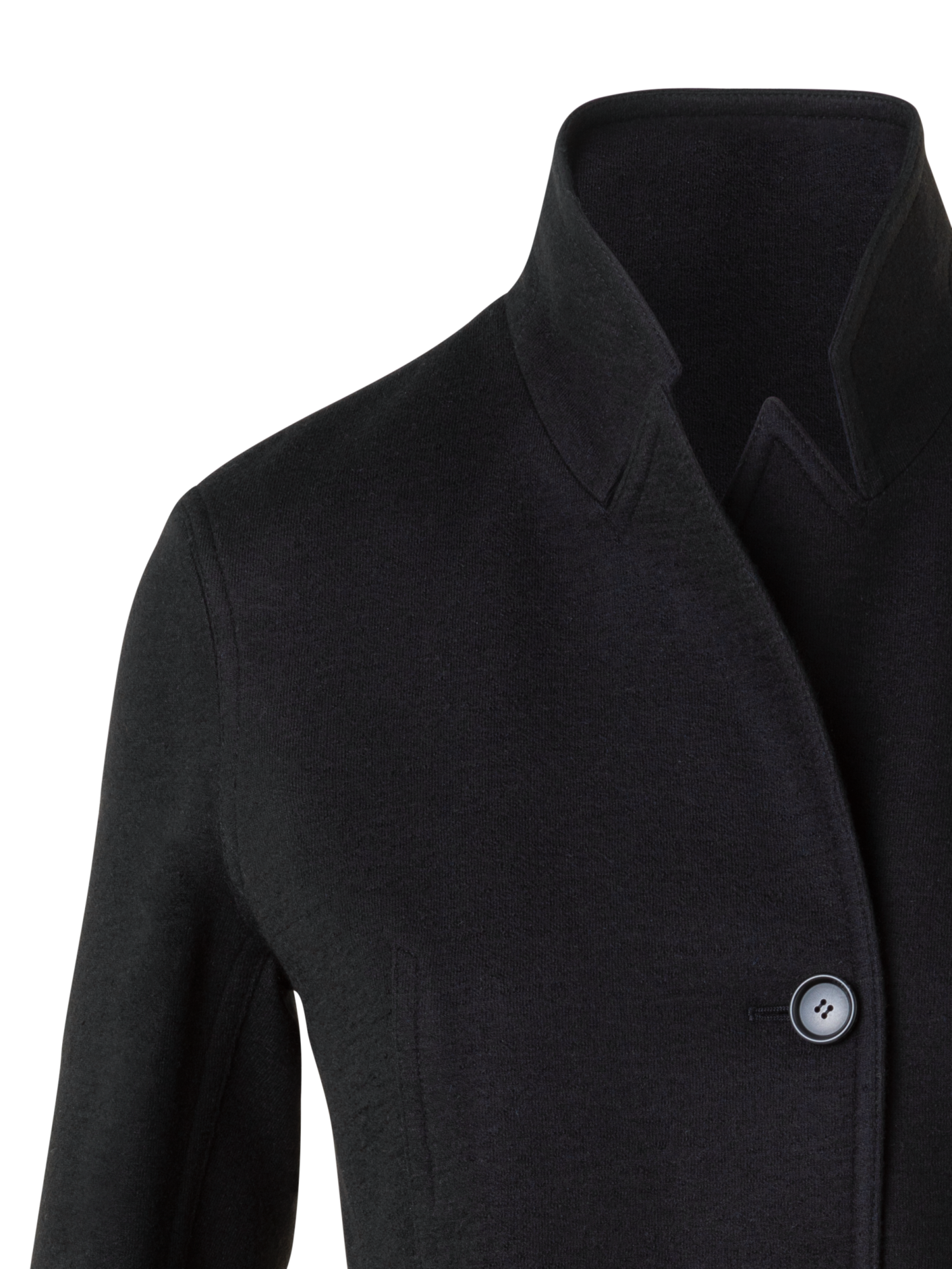 Designer Jacket in Cashmere Jersey - black - neutral