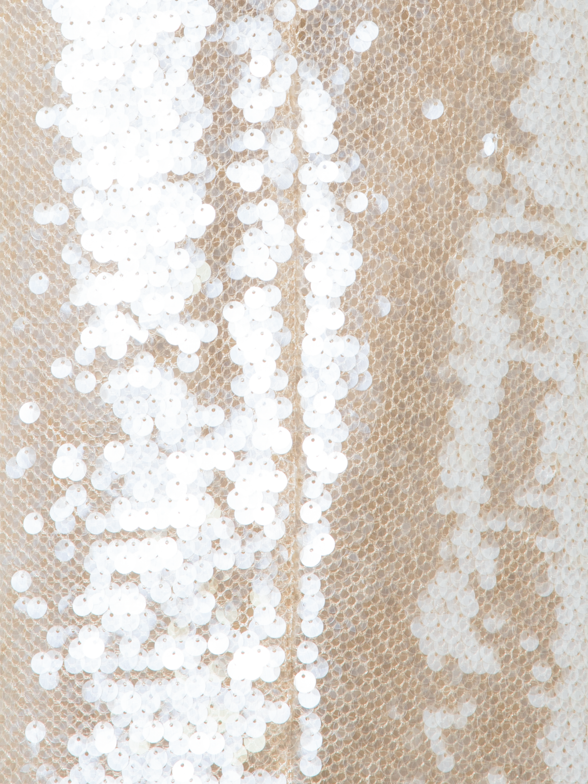 Designer Pencil Skirt in Allover Sequins - neutral - grey - beige