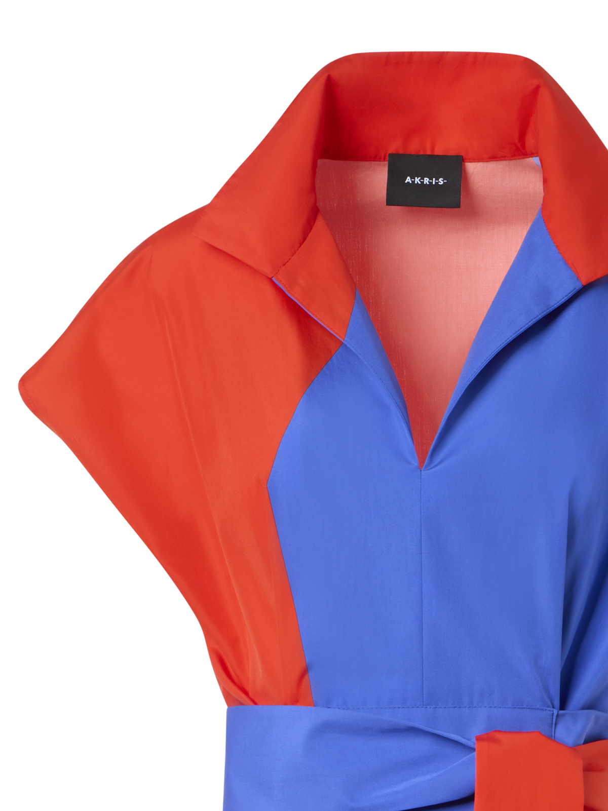 Designer Cotton Shirt Dress with High Plains Print - multicolor