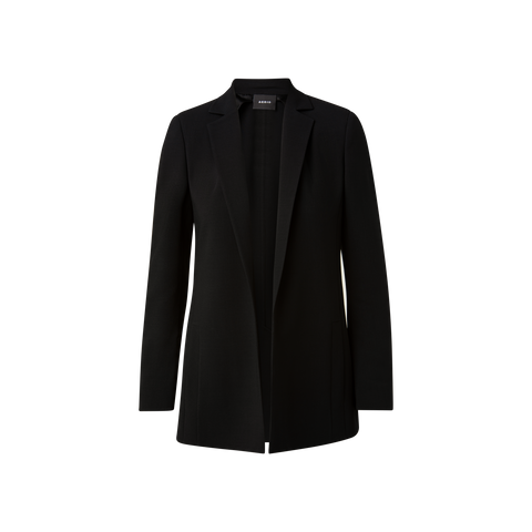 Blazer aus Woll-Doubleface mit langem Revers