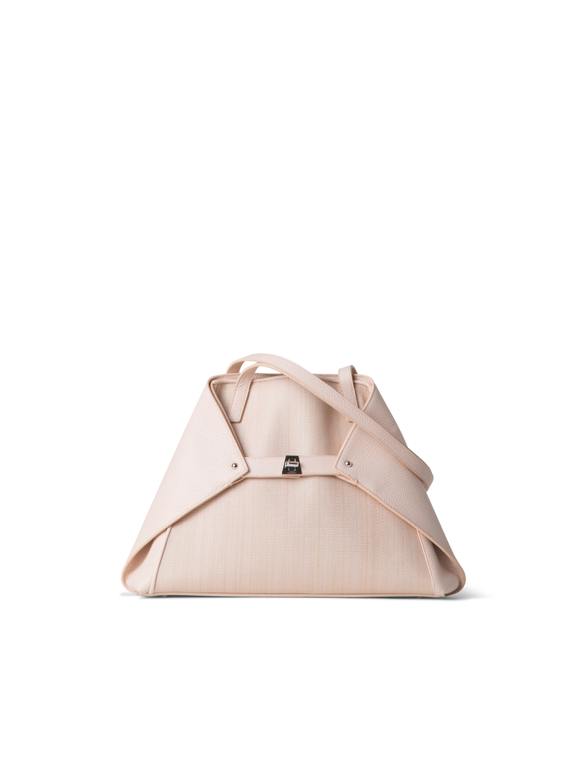 Designer Ai Small Shoulder Tote - pink - pastel