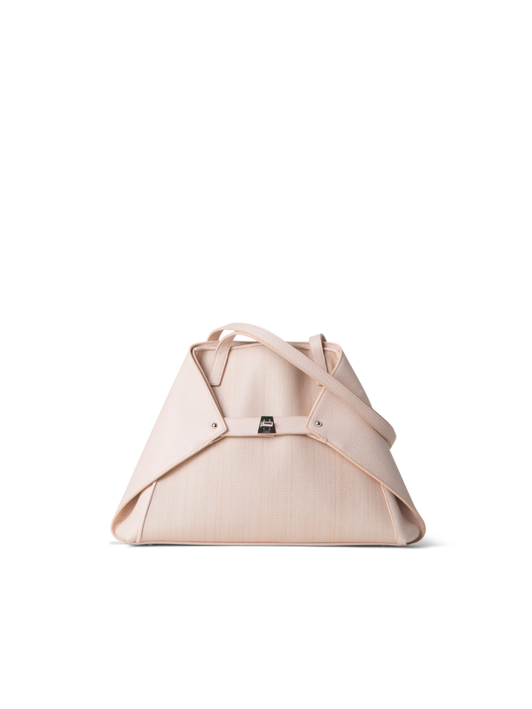 Designer Ai Small Shoulder Tote - pink - pastel