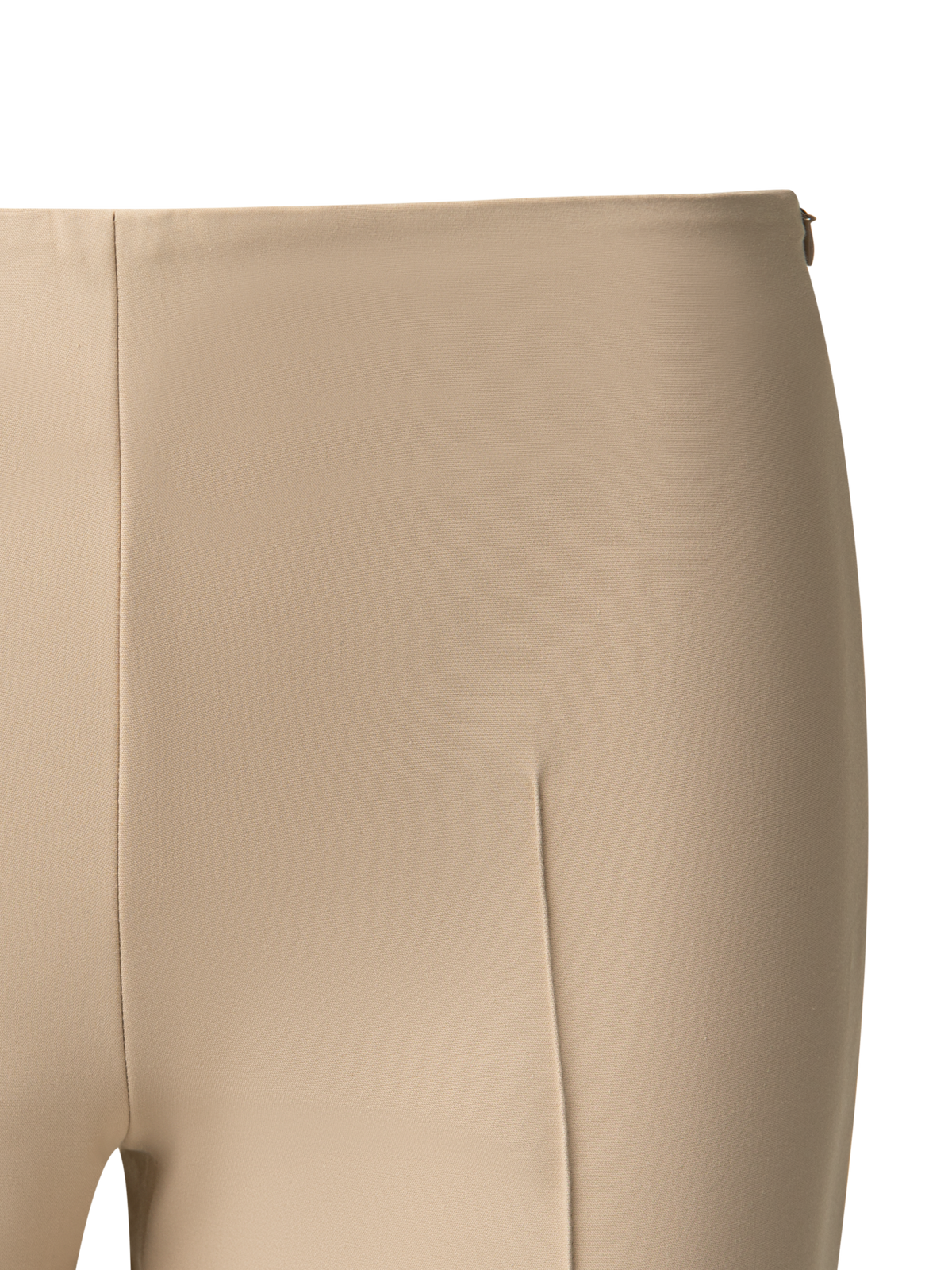 Designer Slim Cotton Techno Stretch Pants - neutral - beige